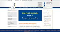Desktop Screenshot of orseu-concours.com